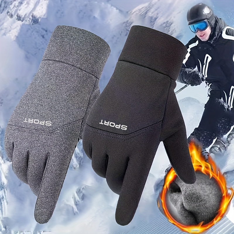 Magic Touch Glove - ฤดูหนาวกีฬากลางแจ้งวิ่งถุงมือหน้าจอสัมผัสที่อบอุ่น GYM ฟิตเนส Full Finger ถุงมือสําหรับผู้ชายผู้หญิงถัก