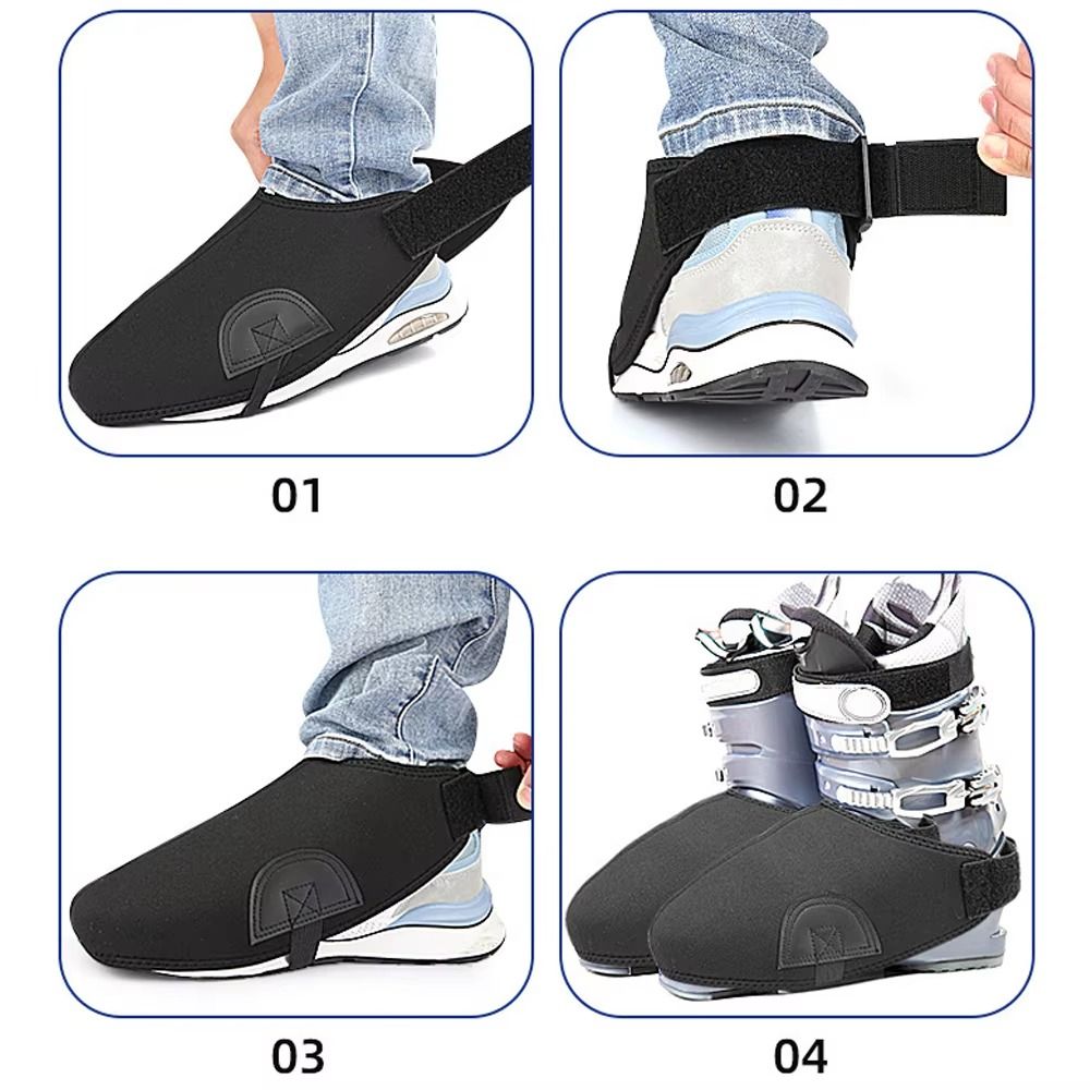Winter Glove Insulated - ปลอกหุ้มรองเท้าสกีกันลื่น ป้องกันลม กันหิมะ อุ่นเท้า ยืดหยุ่น ทนทาน