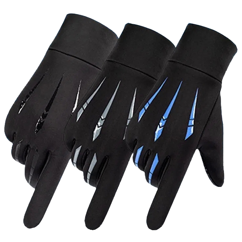 Gardening Glove Waterproof - ถุงมือฤดูหนาวผู้ชายขี่จักรยานจักรยานผู้หญิงขนแกะความร้อนลมเย็นหน้าจอสัมผัสกันน้ําจักรยานอุ่นกลางแจ้งวิ่งเล่นสกี Mitten