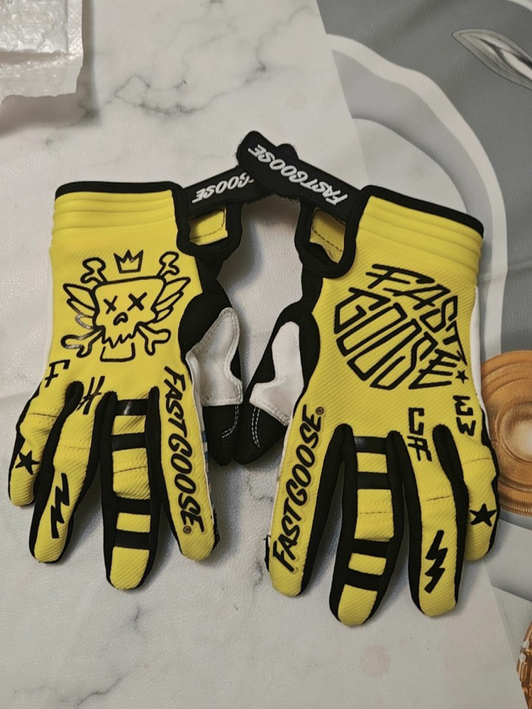 Cycling Glove Padded - ถุงมือขี่มอเตอร์ไซค์ FASTGOOSE รุ่นซัมเมอร์ แบบสัมผัสหน้าจอได้ สำหรับทุกเพศ ป้องกันการลื่น
