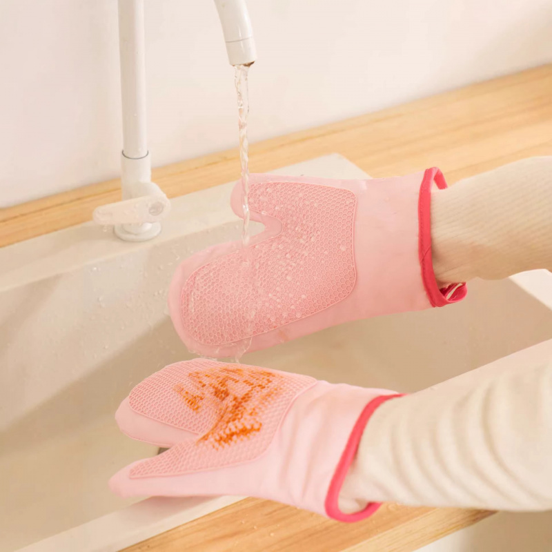 ถุงมือซิลิโคนเฮลโล คิตตี้ คุโร - Oven Mitt Silicone บทวิจารณ์และราคา