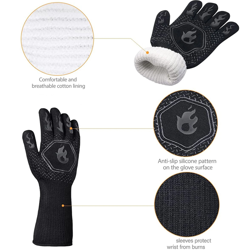 ถุงมือเตาอบ 1 คู่, ถุงมือกันคว - Oven Mitt Silicone บทวิจารณ์และราคา