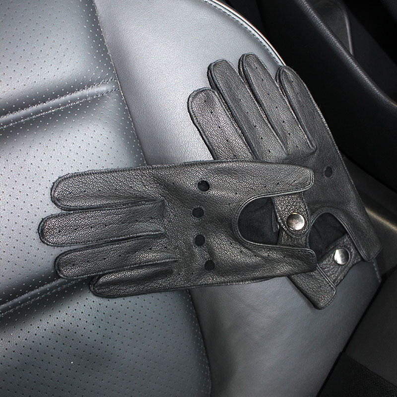 ฤดูร้อนขับรถ Deerskin Full Fin - Leather Driving Glove บทวิจารณ์และราคา