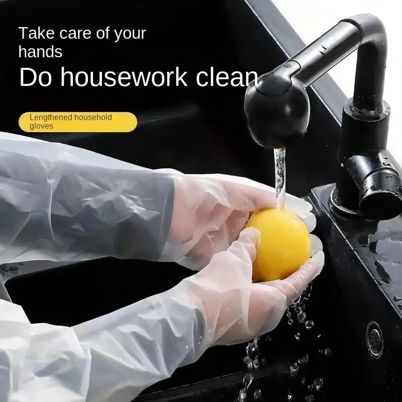 ถุงมือป้องกันแขนแบบใช้แล้วทิ้ง - Rubber Glove Cleaning บทวิจารณ์และราคา