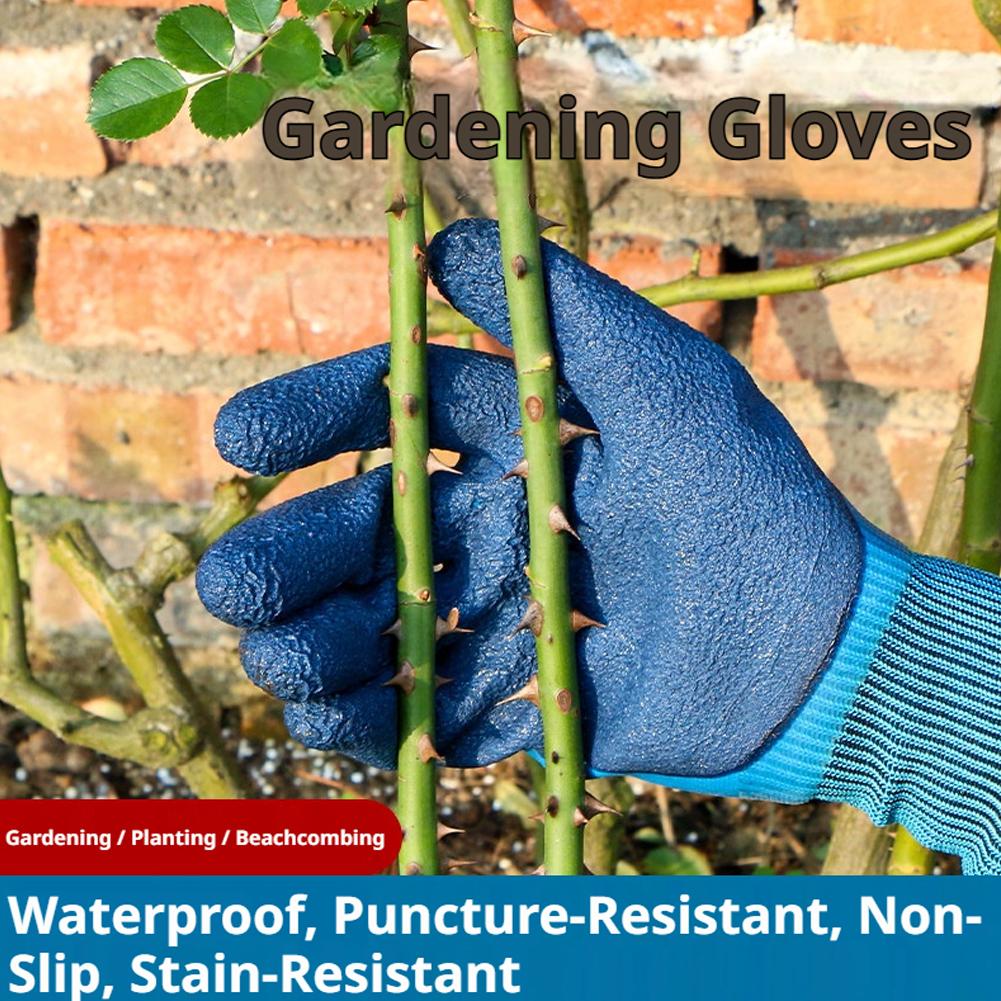 ถุงมือทำสวนกันน้ำกันแทง สำหรับ - Gardening Glove Waterproof บทวิจารณ์และราคา
