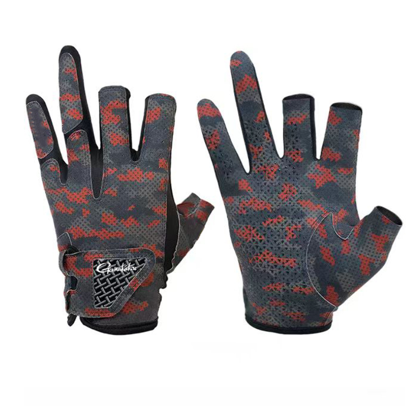 Gamakatsu ถุงมือตกปลา Anti-SLI - Cycling Glove Padded บทวิจารณ์และราคา