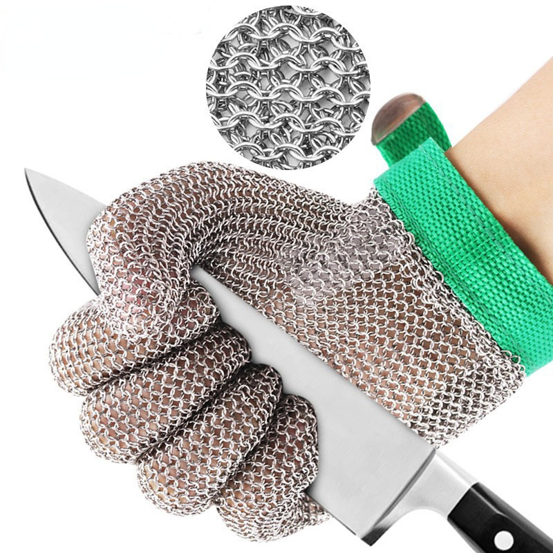 1PCS ถุงมือสแตนเลสตัดถุงมือทน  - Cut Resistant Glove บทวิจารณ์และราคา