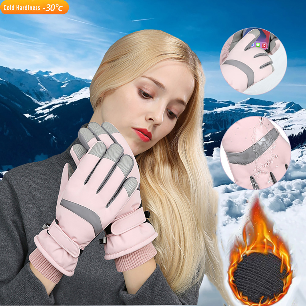 YANBIGUO ถุงมือสกี ถุงมือฤดูหน - Ski Glove Waterproof บทวิจารณ์และราคา