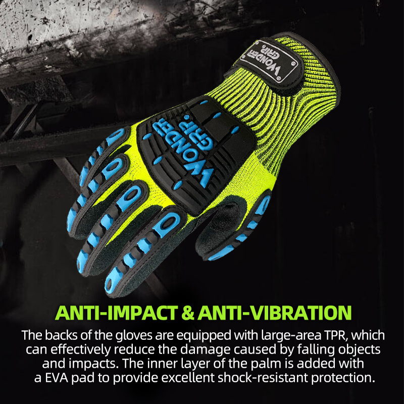 ถุงมือเซฟตี้กันแรงกระแทกและการ - Work Glove Impact บทวิจารณ์และราคา