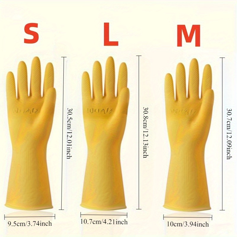 1 คู่ (2 ชิ้น) ถุงมือยางล้างจา - Dish Glove Rubber บทวิจารณ์และราคา