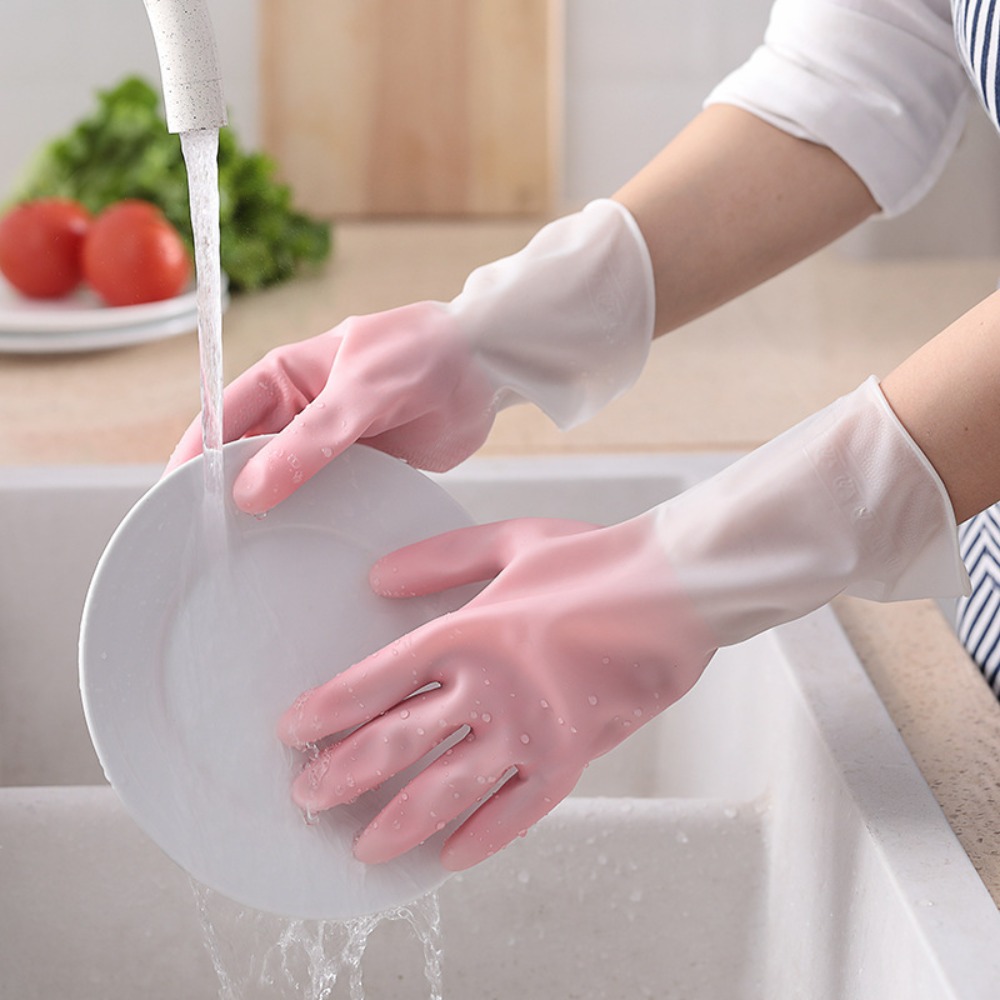 ถุงมือทำความสะอาดยางลาเท็กซ์หน - Rubber Glove Cleaning บทวิจารณ์และราคา
