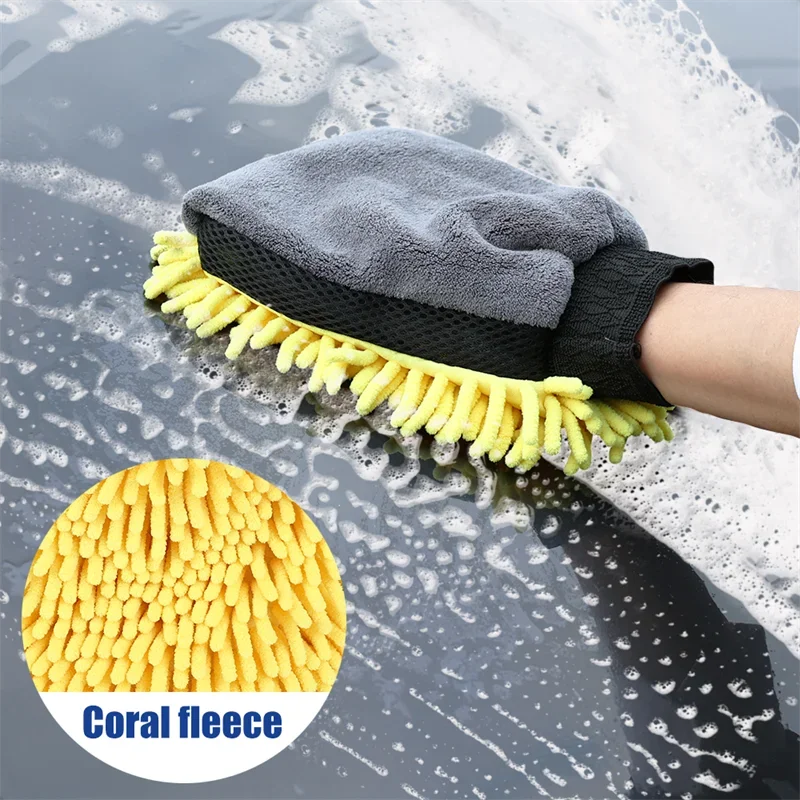 1/5pcs ล้างรถถุงมือกันน้ําไมโค - Gardening Glove Waterproof บทวิจารณ์และราคา