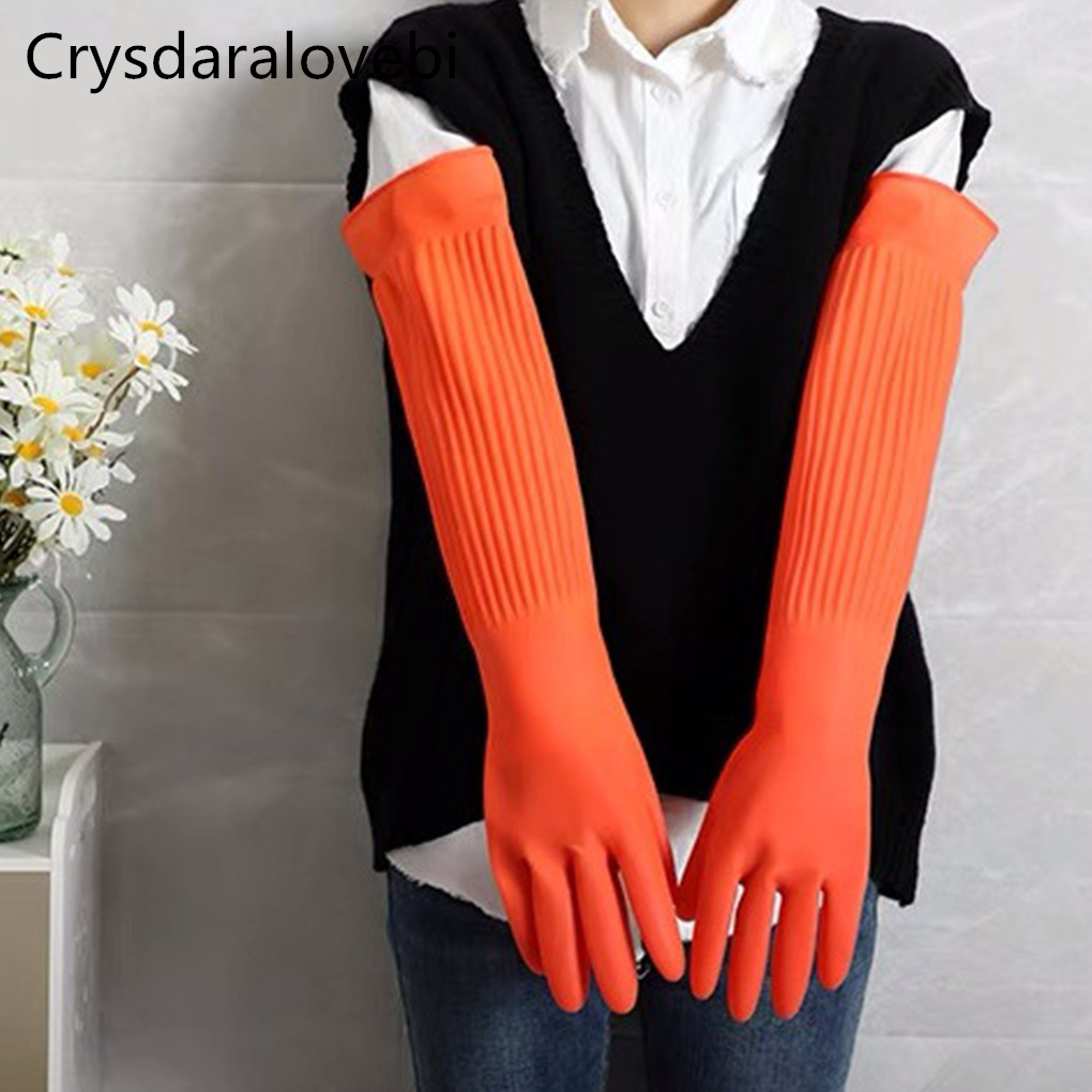 45/55 ซม.กันน้ำถุงมือที่ใช้ในค - Rubber Glove Cleaning บทวิจารณ์และราคา