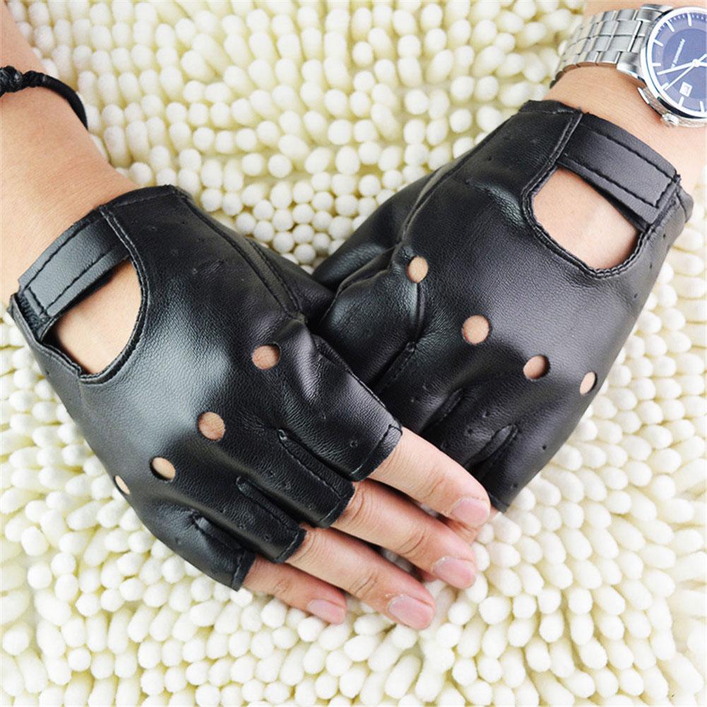 ถุงมือแบบครึ่งนิ้วสำหรับทุกเพศ - Leather Driving Glove บทวิจารณ์และราคา
