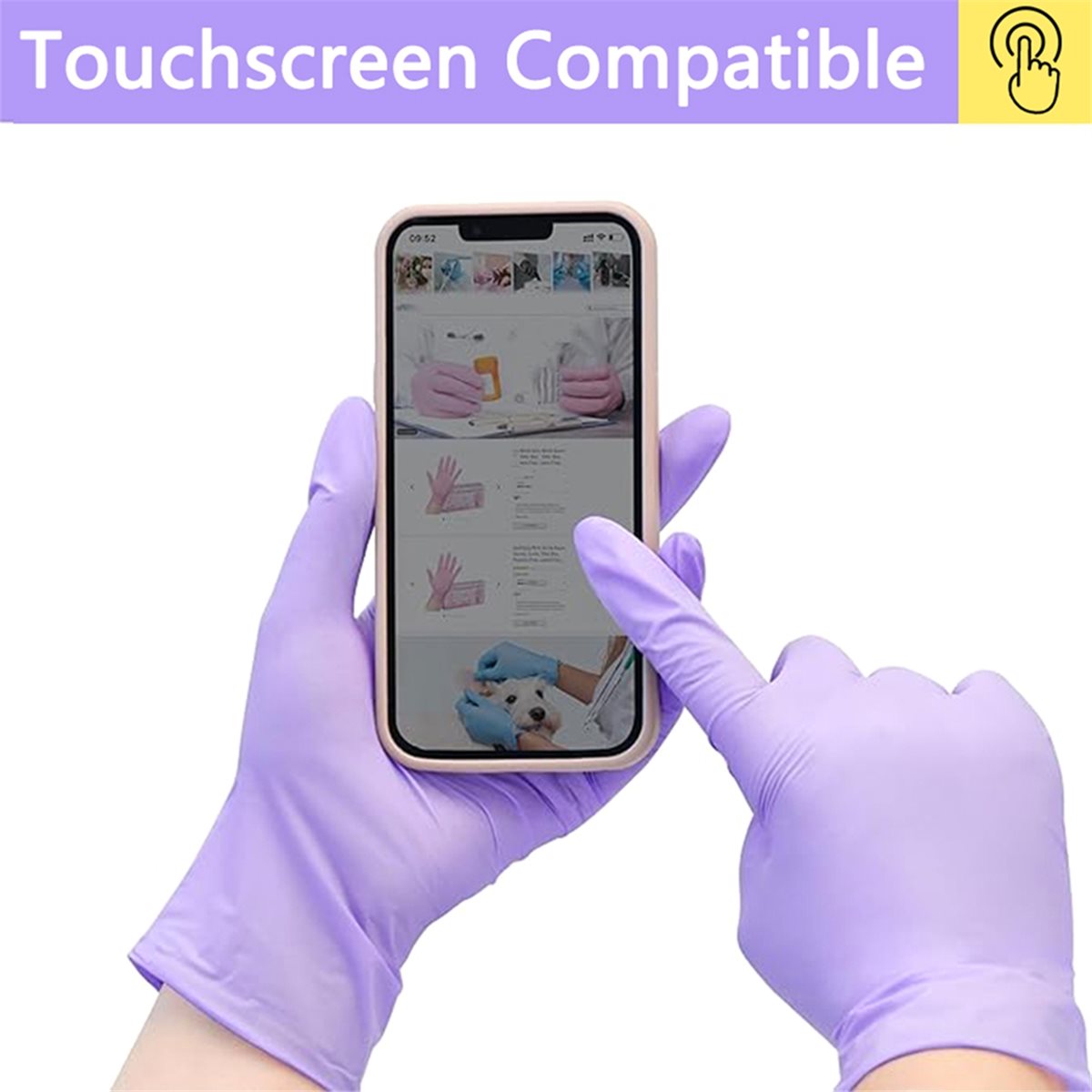 ถุงมือไนไตรล์ HITL 100 ชิ้น สี - Exam Glove Nitrile บทวิจารณ์และราคา