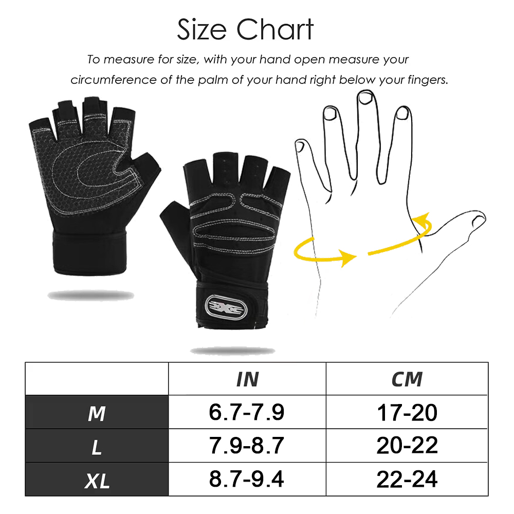 ถุงมือยิม ถุงมือฟิตเนส ถุงมือย - Workout Glove Gym บทวิจารณ์และราคา