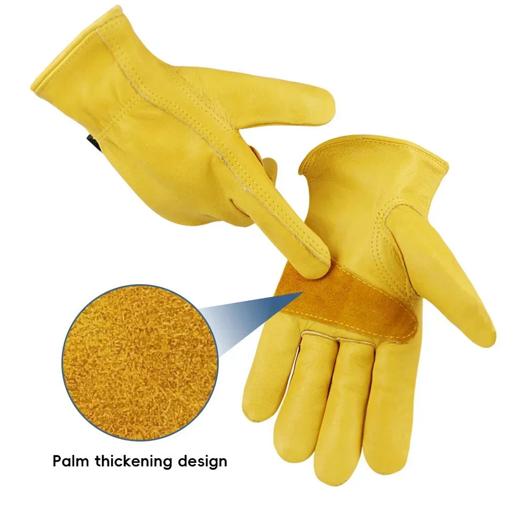 ถุงมือหนังสำหรับงานสวน ขับขี่ม - Leather Driving Glove บทวิจารณ์และราคา