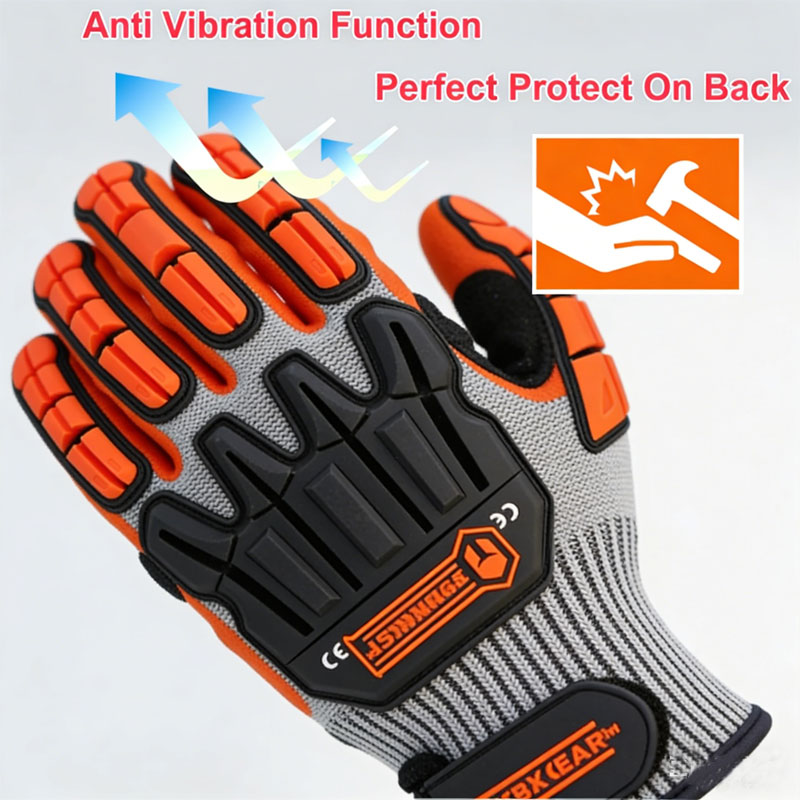 NMSafety ถุงมือทำงานป้องกันการ - Nitrile Mechanic Glove บทวิจารณ์และราคา