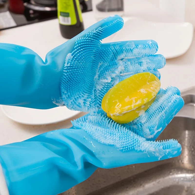 ถุงมือซิลิโคนอเนกประสงค์สำหรับ - Rubber Glove Cleaning บทวิจารณ์และราคา