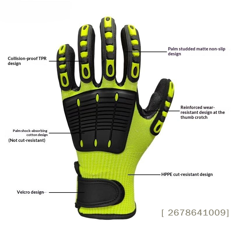 ⚑ ถุงมือทำงานป้องกันการบาด ป้อ - Work Glove Impact บทวิจารณ์และราคา