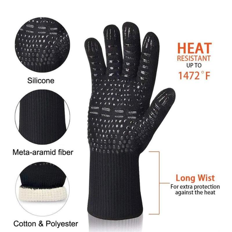ถุงมือซิลิโคนกันความร้อน BBQ14 - Oven Mitt Silicone บทวิจารณ์และราคา