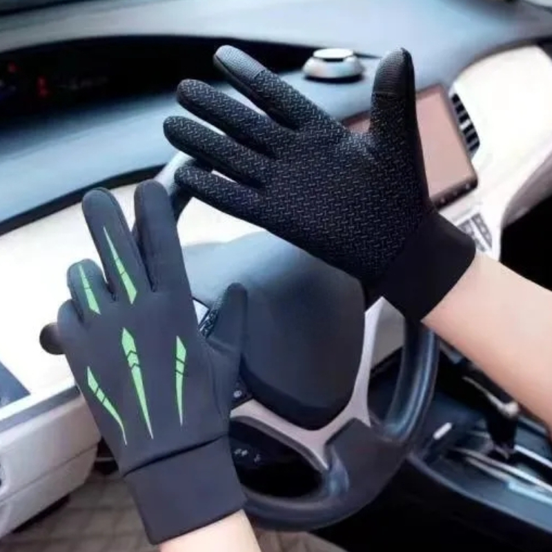 ถุงมือฤดูหนาวผู้ชายขี่จักรยานจ - Gardening Glove Waterproof บทวิจารณ์และราคา