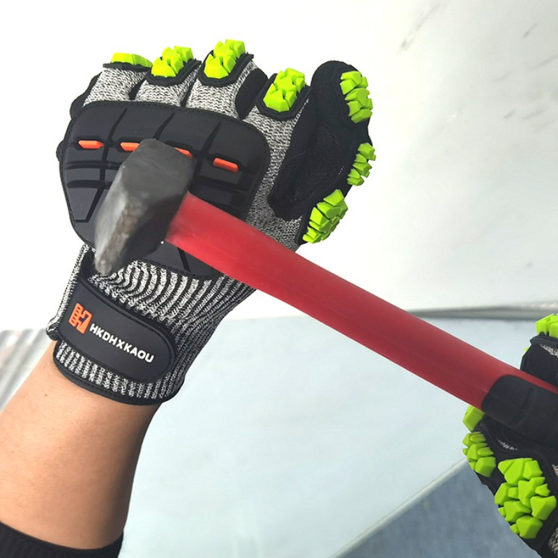 ใหม่ถุงมือป้องกันการกระแทกทางก - Work Glove Impact บทวิจารณ์และราคา