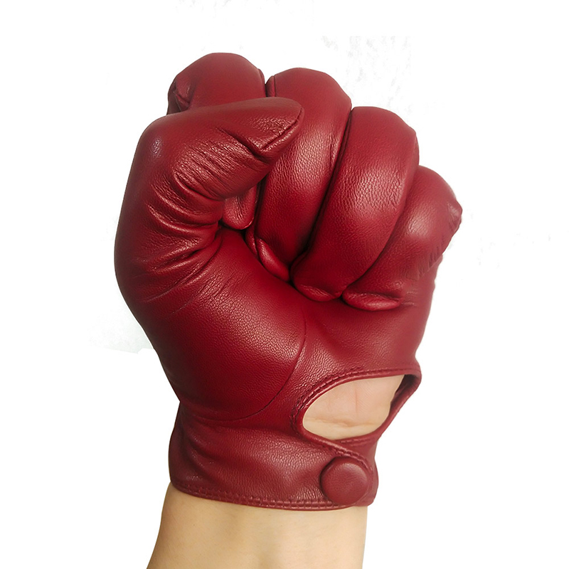 ถุงมือหนังแท้สำหรับผู้ชายแบบไม - Leather Driving Glove บทวิจารณ์และราคา