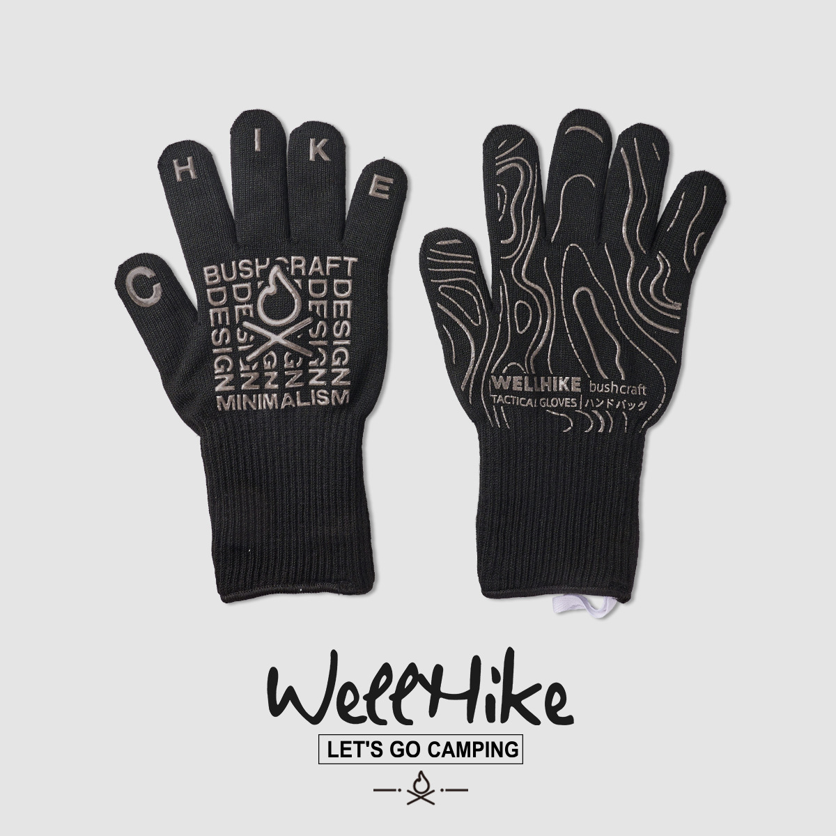 ถุงมือตั้งแคมป์ทนความร้อนและสา - Oven Mitt Silicone บทวิจารณ์และราคา