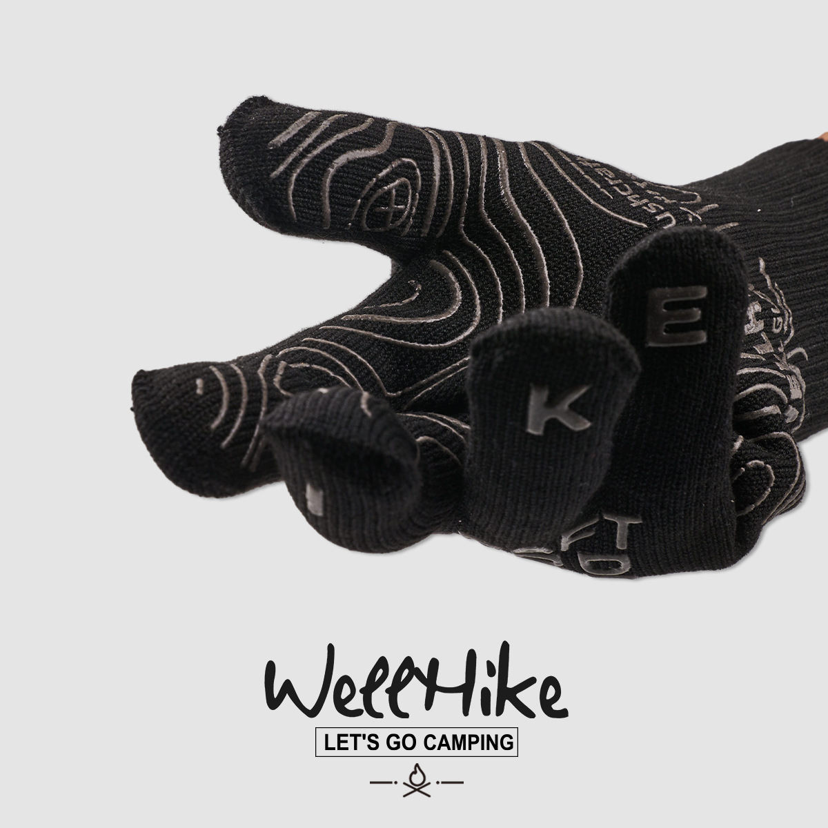 ถุงมือตั้งแคมป์ทนความร้อนและสา - Oven Mitt Silicone บทวิจารณ์และราคา