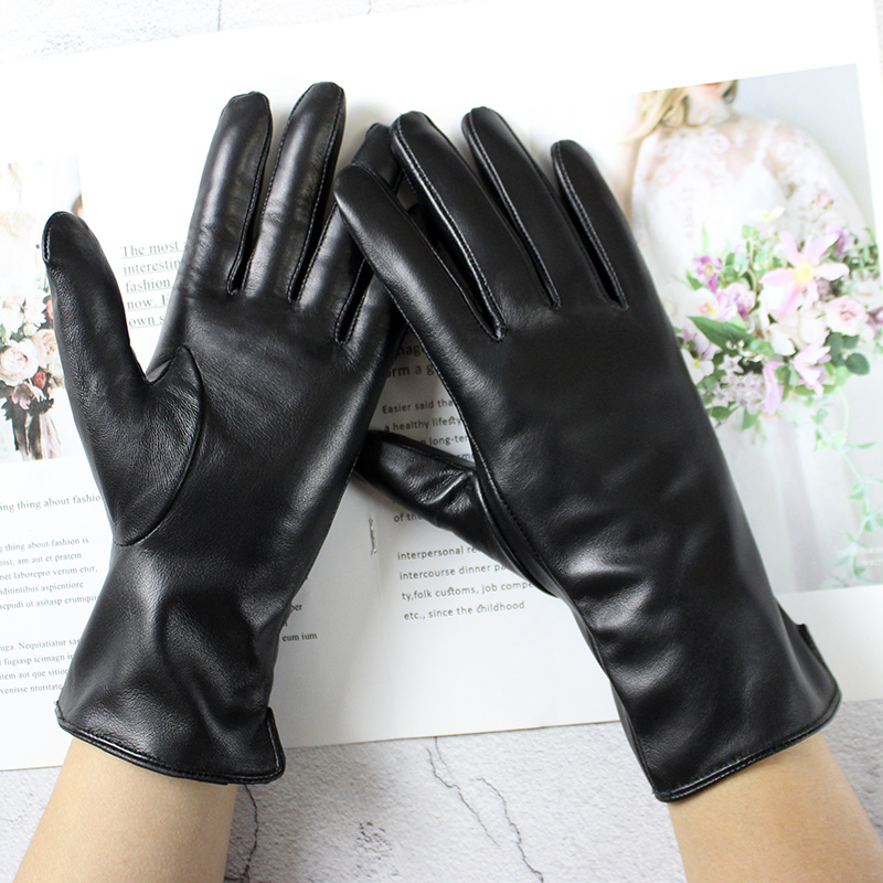 ถุงมือหนังแกะสีสำหรับผู้หญิง ท - Leather Driving Glove บทวิจารณ์และราคา