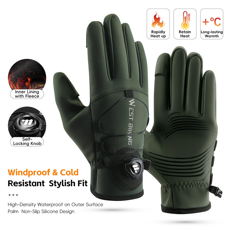 ถุงมือปั่นจักรยานฤดูหนาวแบบแม่ - Winter Glove Insulated บทวิจารณ์และราคา