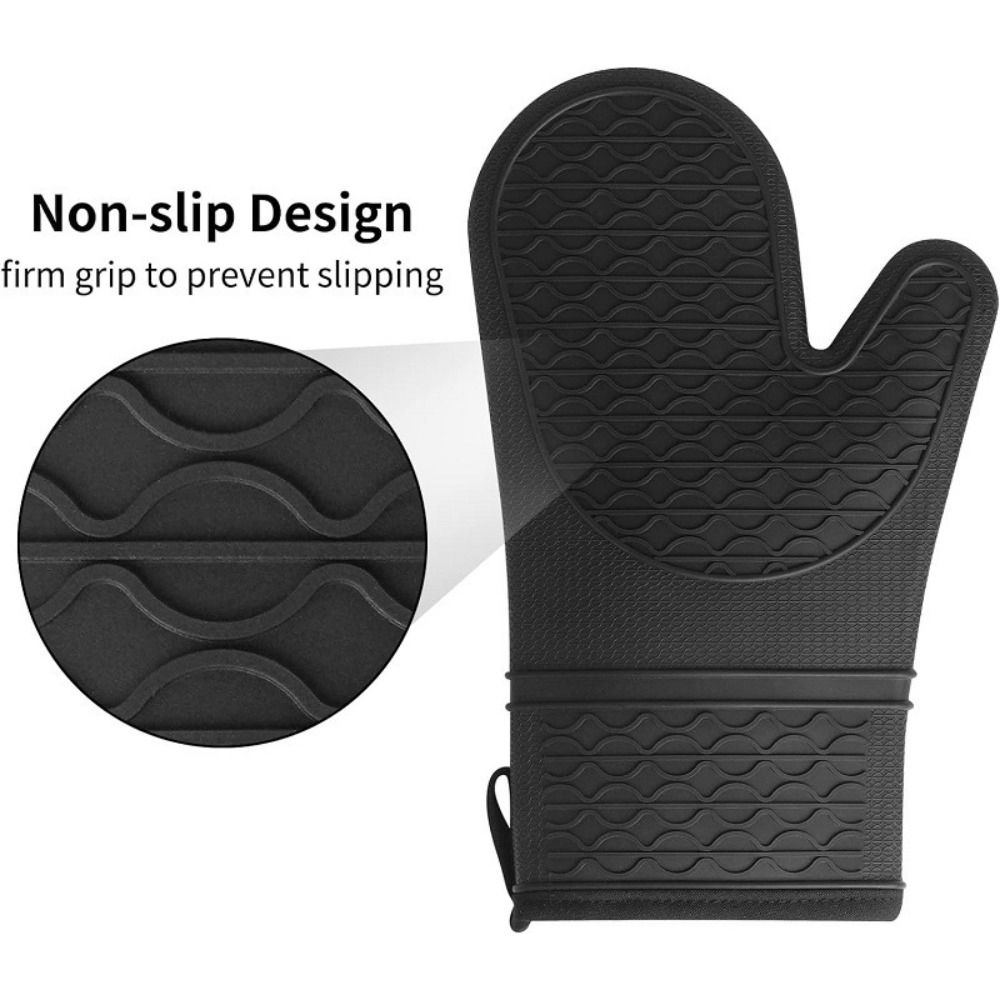 ถุงมือกันความร้อนซิลิโคนเกรดอา - Oven Mitt Silicone บทวิจารณ์และราคา