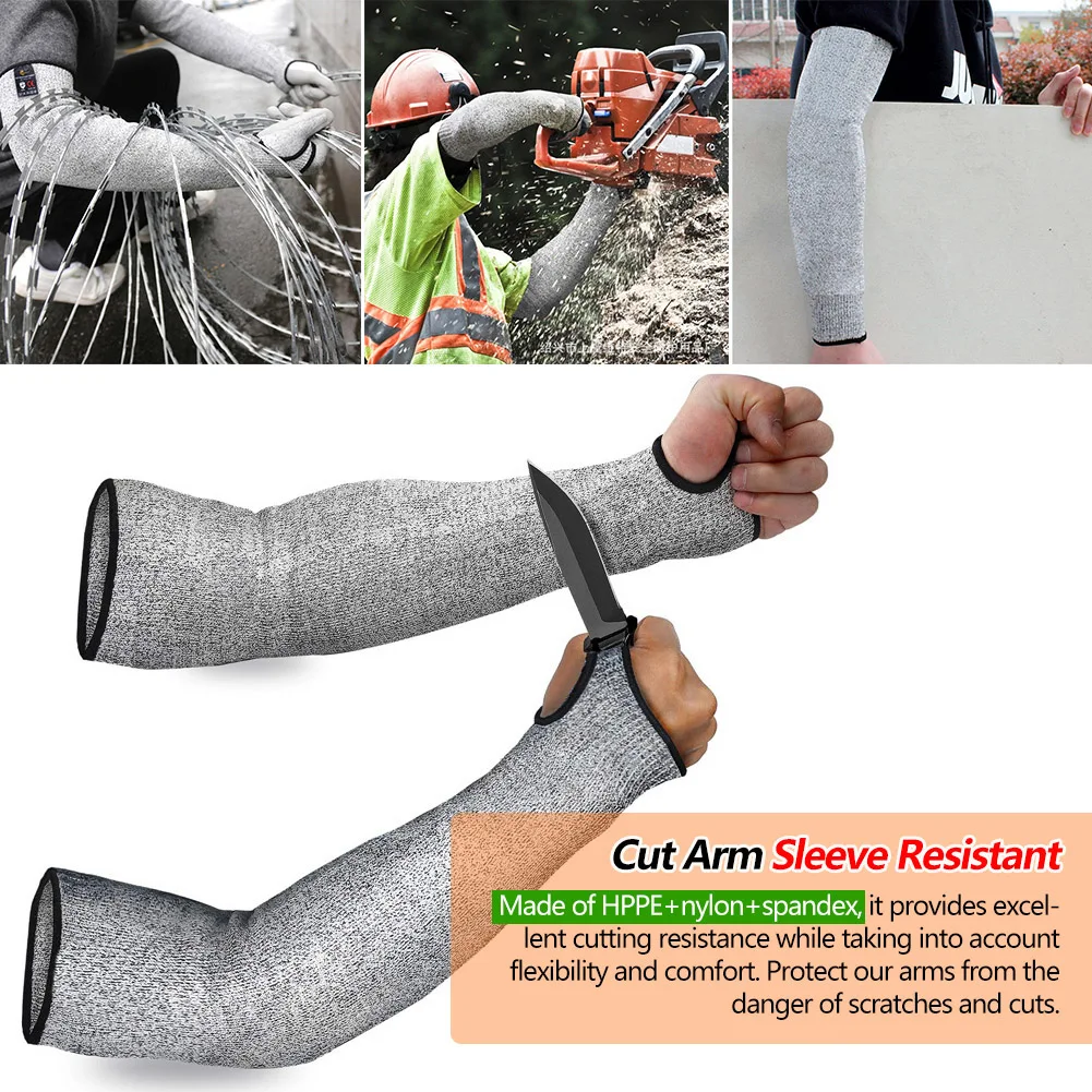 ปลอกแขนนิรภัยแขนทํางานถุงมือป้ - Cut Resistant Glove บทวิจารณ์และราคา